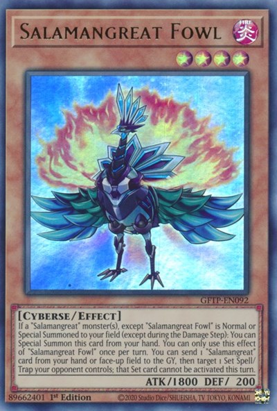 Salamangreat Fowl [GFTP-EN092] Ultra Rare | Total Play