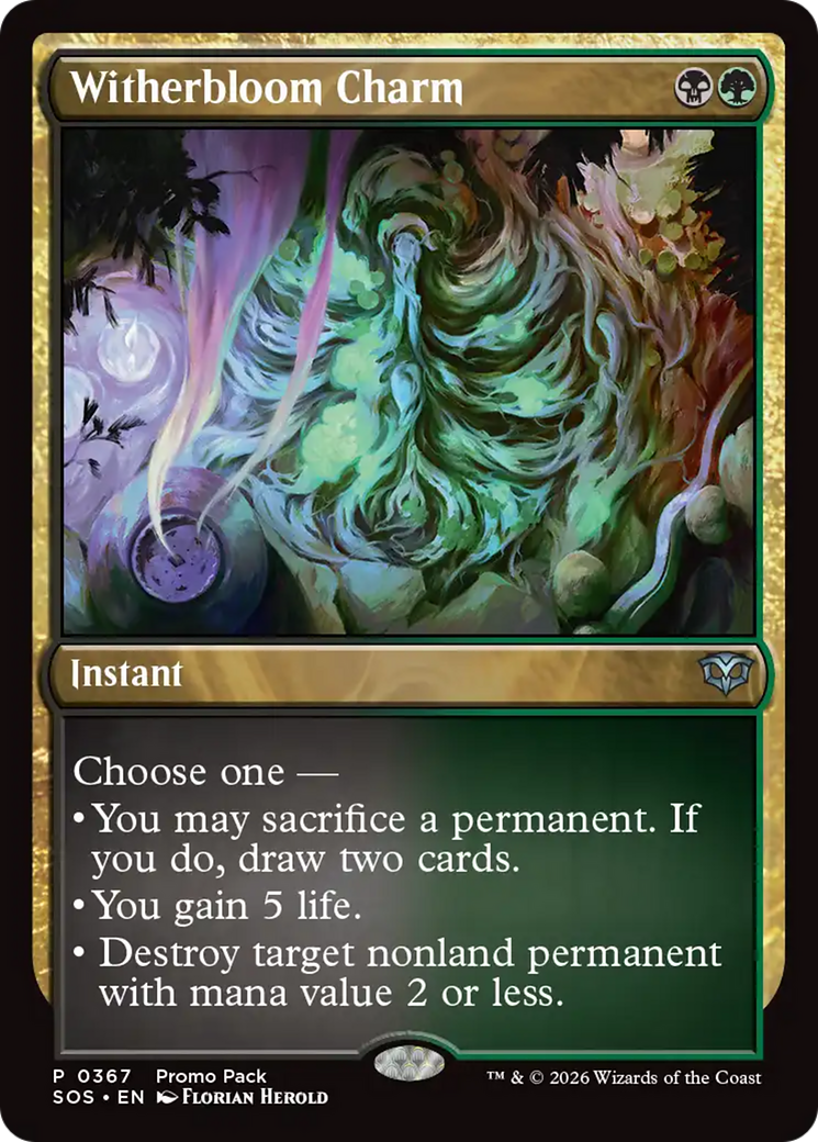 Witherbloom Charm [Secrets of Strixhaven Promos] | Total Play