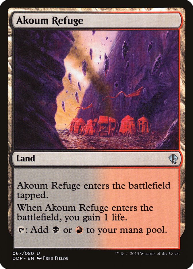 Akoum Refuge [Duel Decks: Zendikar vs. Eldrazi] | Total Play