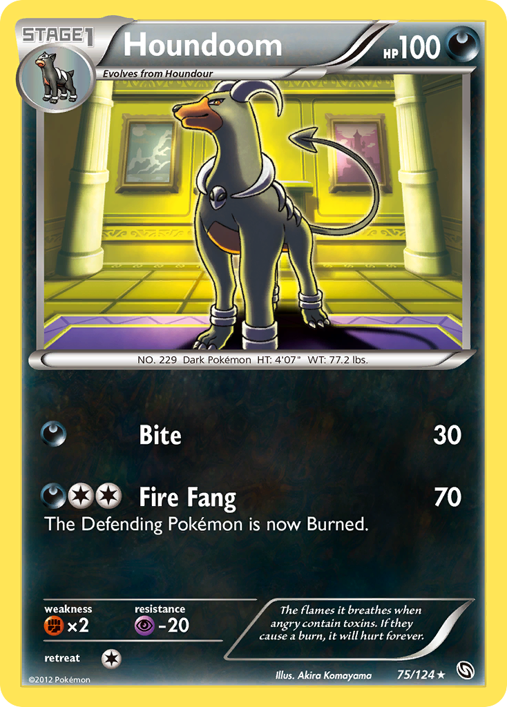 Houndoom (75/124) [Black & White: Dragons Exalted] | Total Play