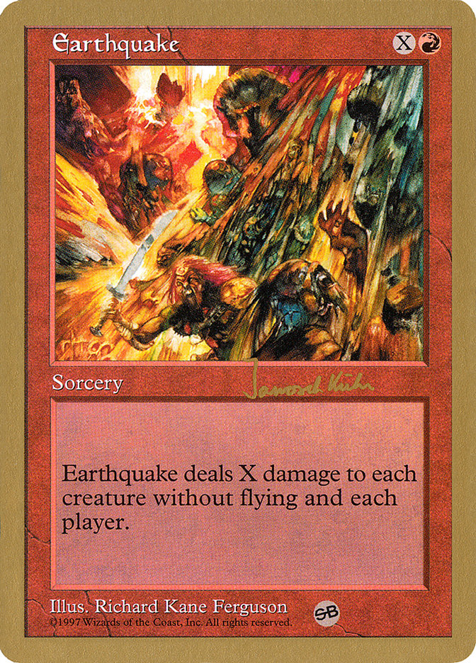Earthquake (Janosch Kuhn) (SB) [World Championship Decks 1997] | Total Play