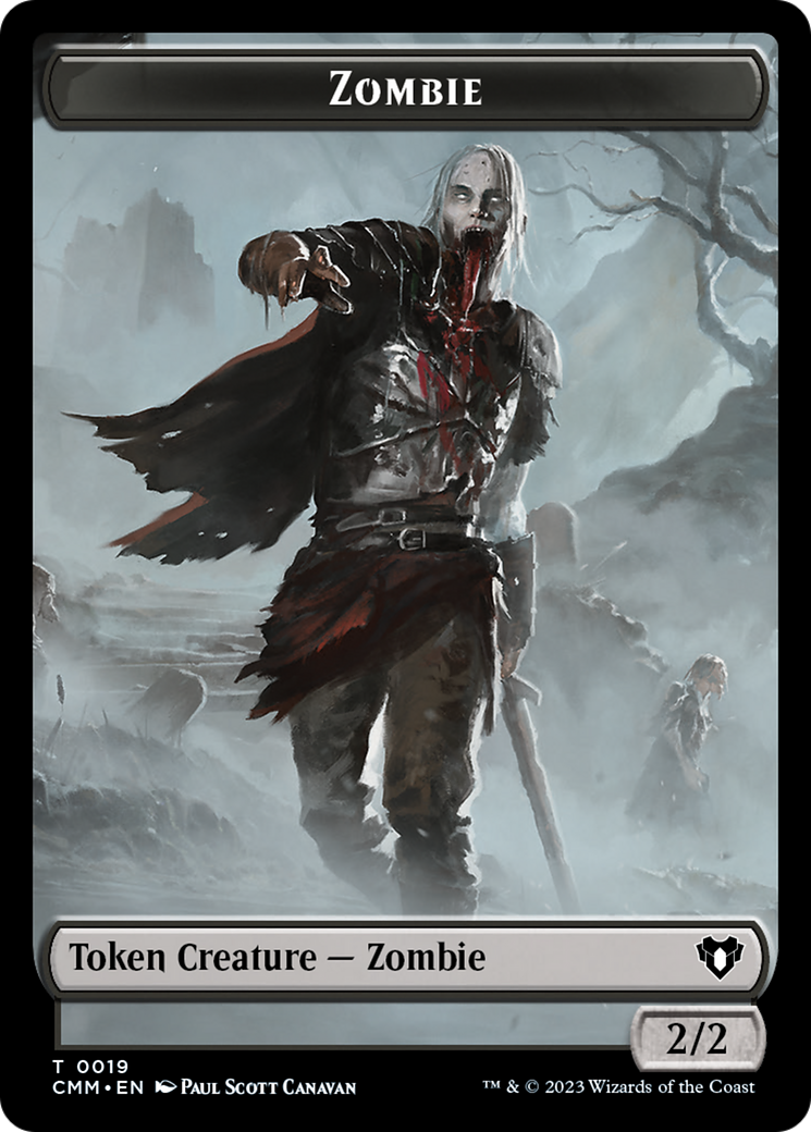 Zombie Token (19) [Commander Masters Tokens] | Total Play