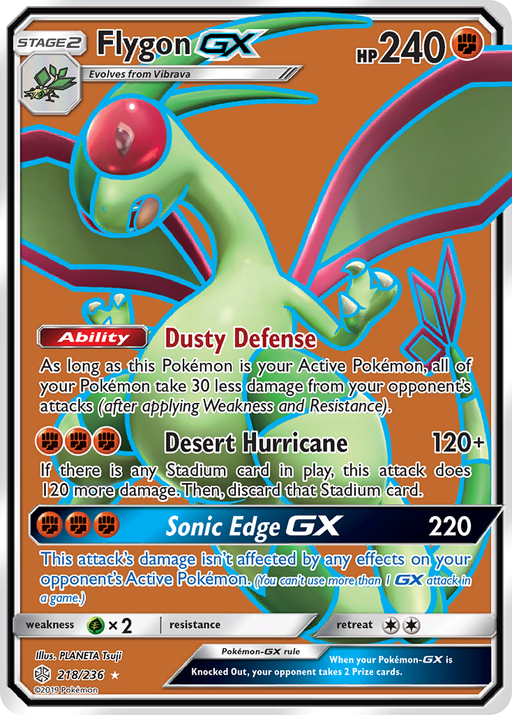 Flygon GX (218/236) [Sun & Moon: Cosmic Eclipse] | Total Play