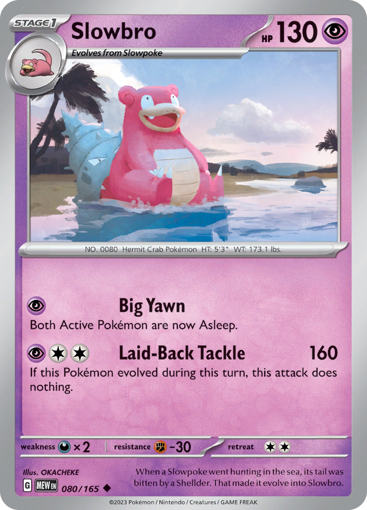 Slowbro (080/165) [Scarlet & Violet: 151] | Total Play