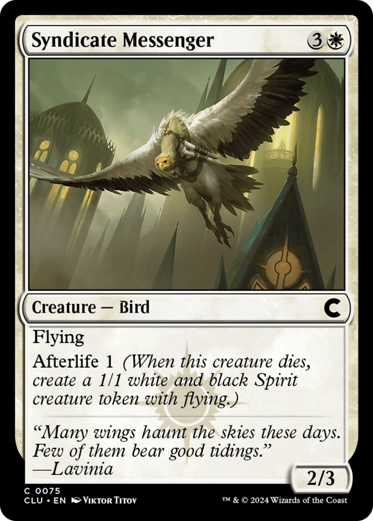 Syndicate Messenger [Ravnica: Clue Edition] | Total Play