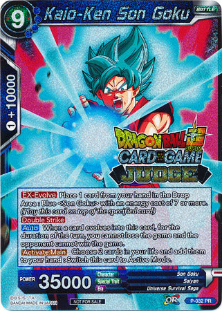 Kaio-Ken Son Goku (P-032) [Judge Promotion Cards] | Total Play