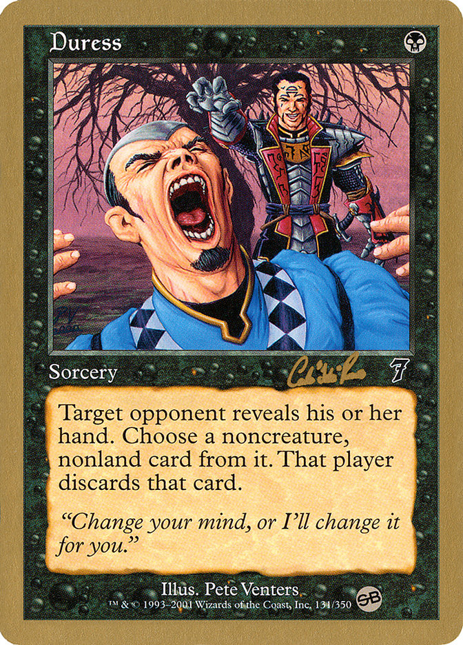 Duress (Carlos Romao) (SB) [World Championship Decks 2002] | Total Play