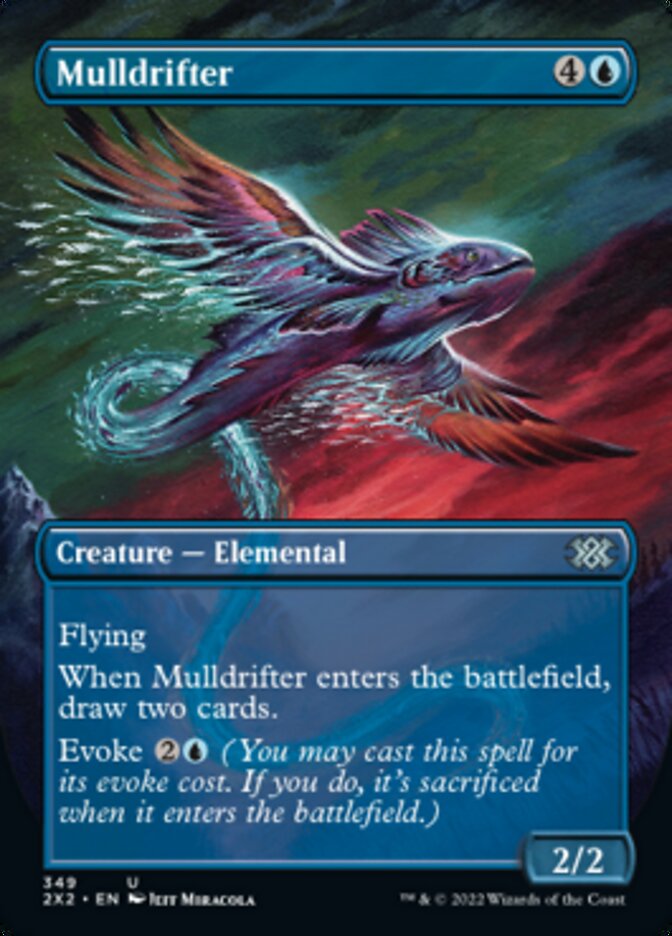 Mulldrifter (Borderless Alternate Art) [Double Masters 2022] | Total Play