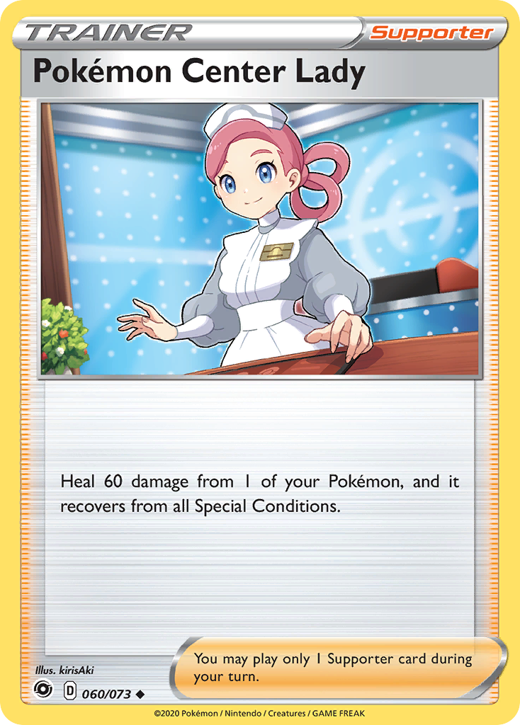 Pokemon Center Lady (060/073) [Sword & Shield: Champion's Path] | Total Play