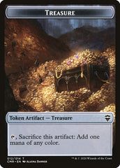 Dragon // Treasure Double-Sided Token [Commander Legends Tokens] | Total Play