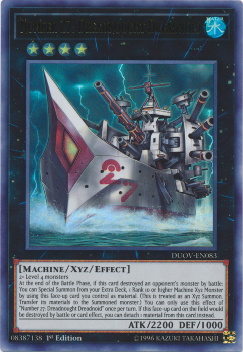 Number 27: Dreadnought Dreadnoid [DUOV-EN083] Ultra Rare | Total Play