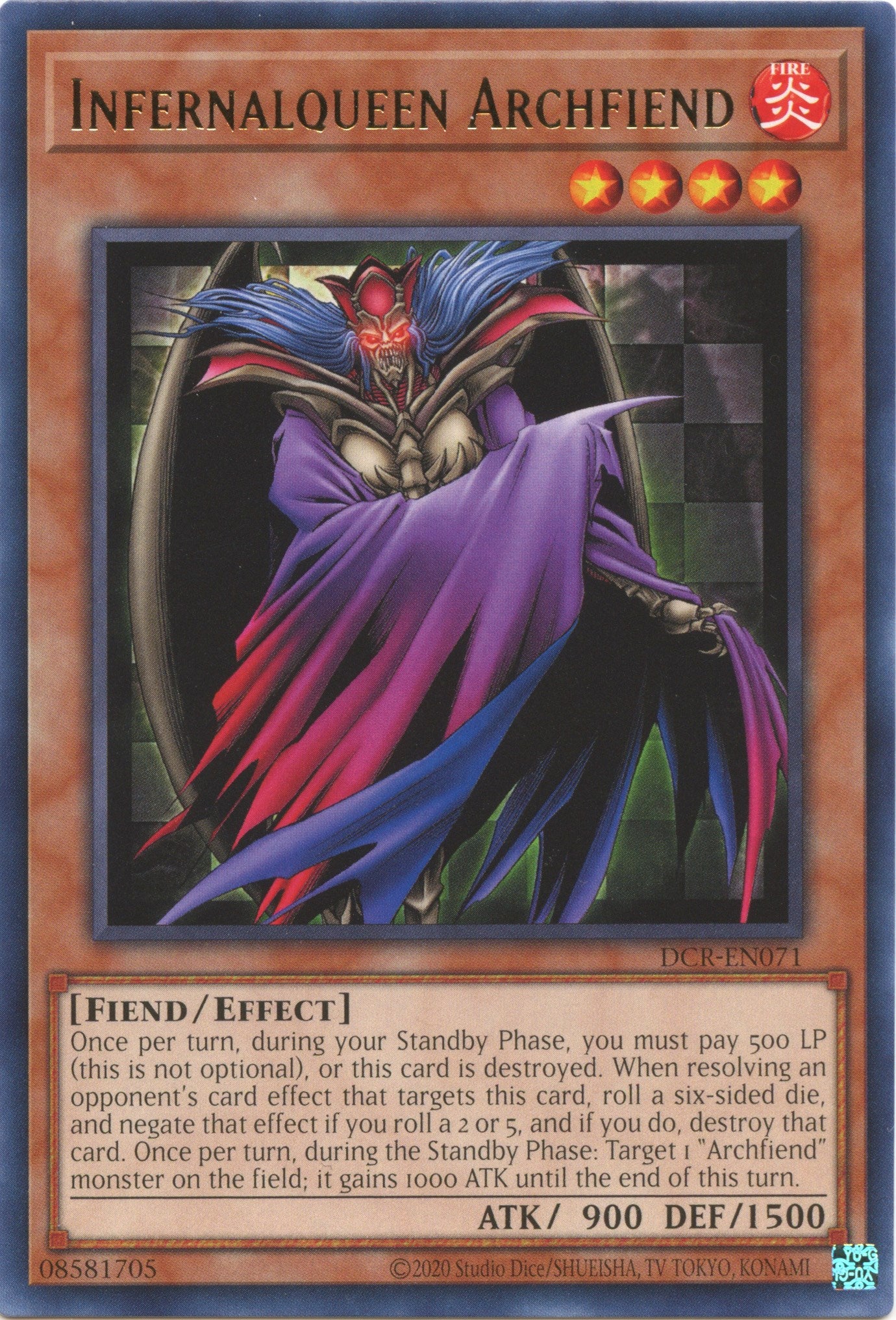 Infernalqueen Archfiend (25th Anniversary) [DCR-EN071] Rare | Total Play
