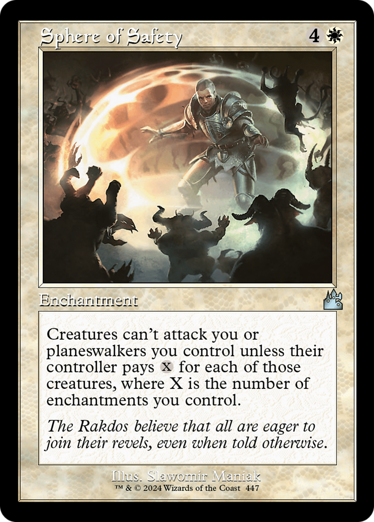 Sphere of Safety (Retro Frame) [Ravnica Remastered] | Total Play