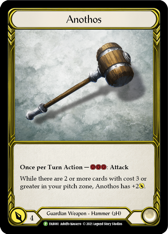 Anothos (Golden) [FAB061] (Promo)  Cold Foil | Total Play