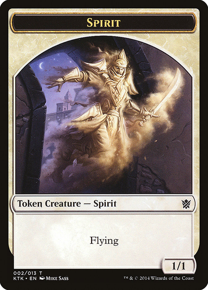 Spirit Token [Khans of Tarkir Tokens] | Total Play