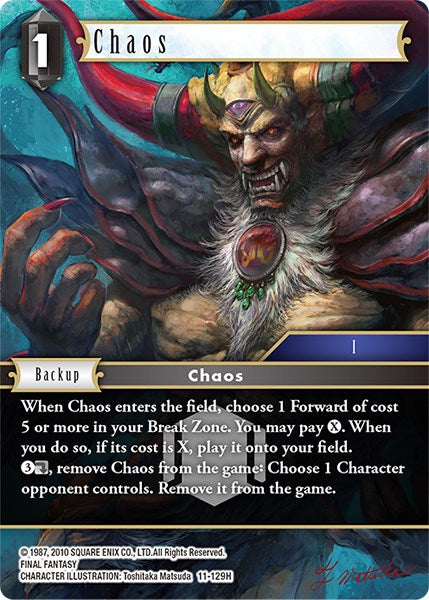 Chaos [Opus XI] | Total Play