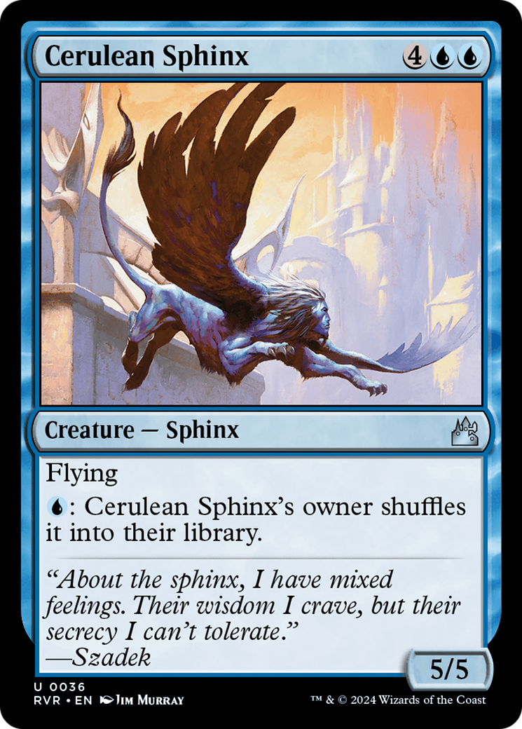 Cerulean Sphinx [Ravnica Remastered] | Total Play