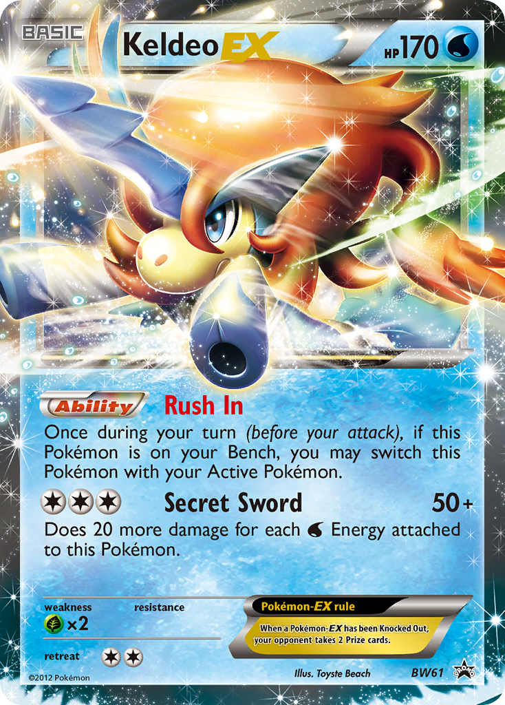 Keldeo EX (BW61) [Black & White: Black Star Promos] | Total Play