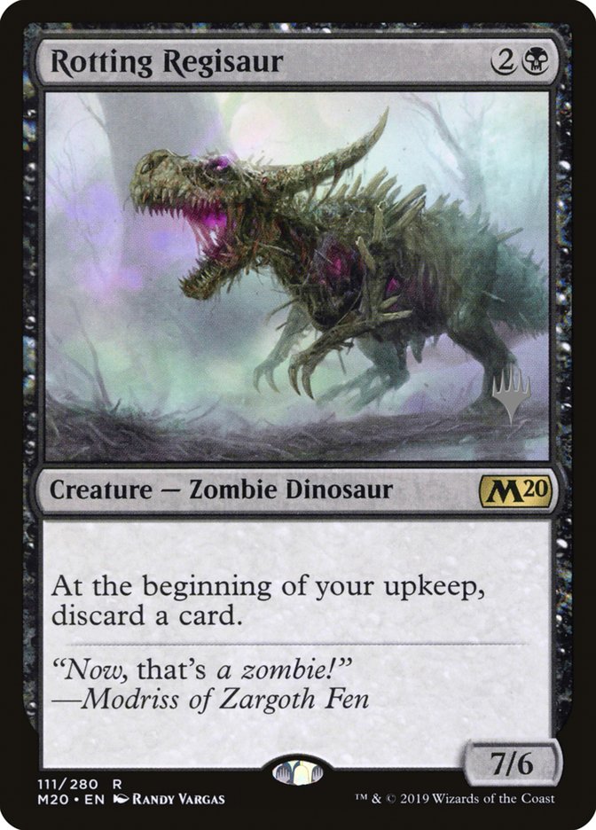 Rotting Regisaur (Promo Pack) [Core Set 2020 Promos] | Total Play