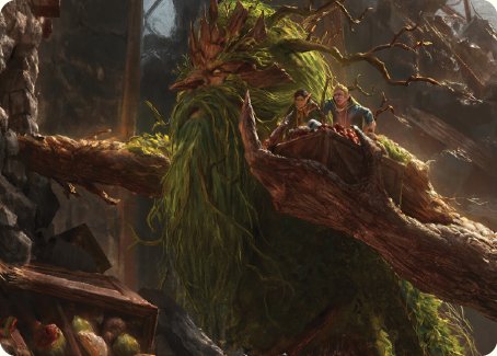 Treebeard, Gracious Host Art Card [The Lord of the Rings: Tales of Middle-earth Art Series] | Total Play