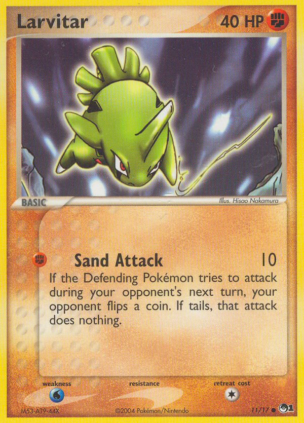Larvitar (11/17) [POP Series 1] | Total Play