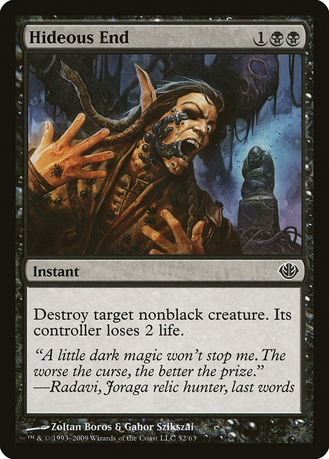 Hideous End [Duel Decks: Garruk vs. Liliana] | Total Play