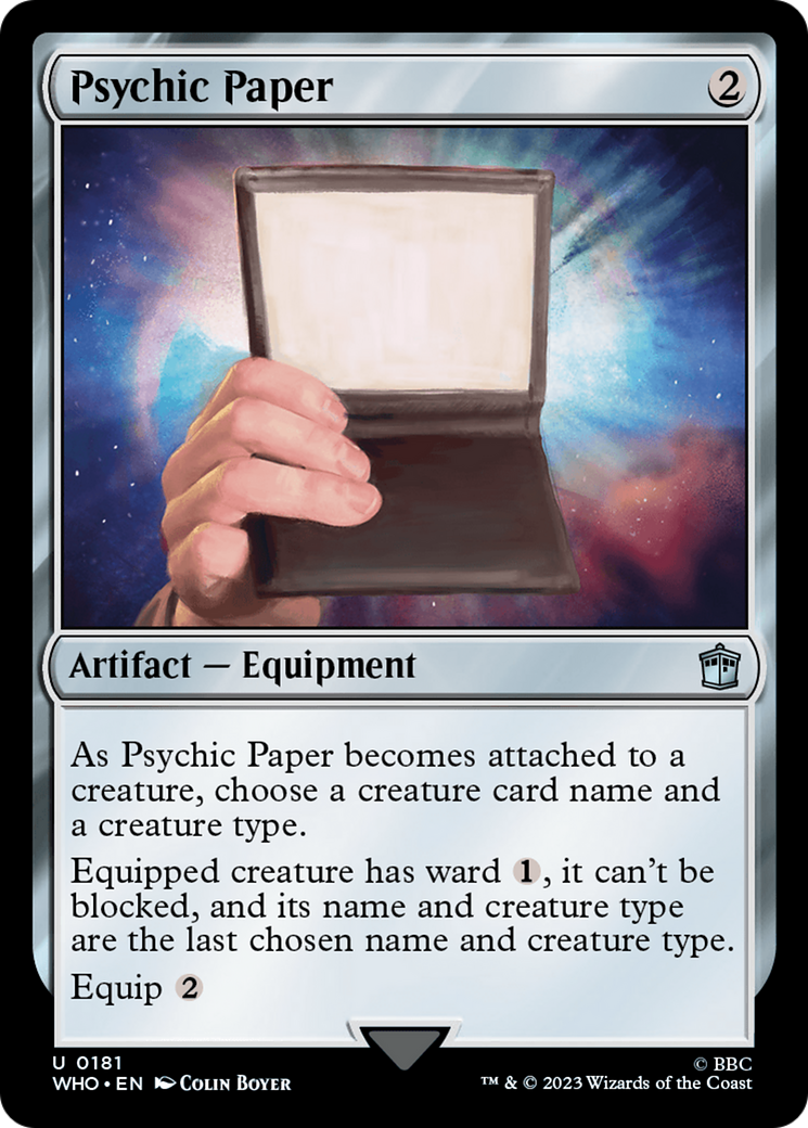 Psychic Paper [Doctor Who] | Total Play