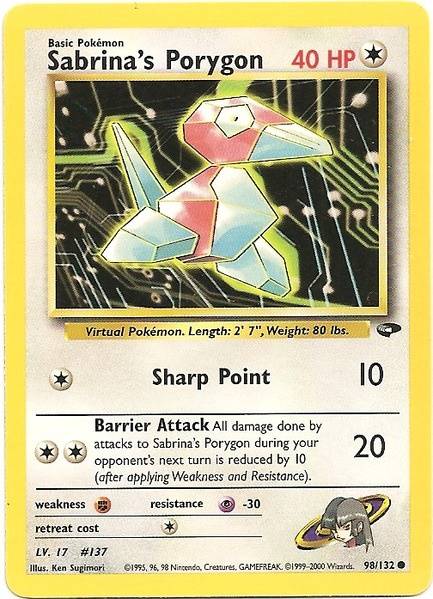 Sabrina's Porygon (98/132) [Gym Challenge Unlimited] | Total Play