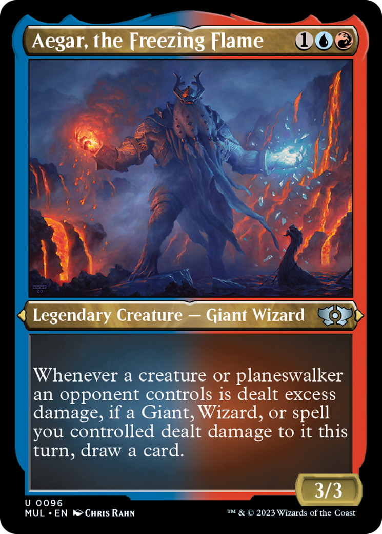Aegar, the Freezing Flame (Foil Etched) [Multiverse Legends] | Total Play