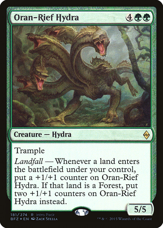 Oran-Rief Hydra (Intro Pack) [Battle for Zendikar Promos] | Total Play