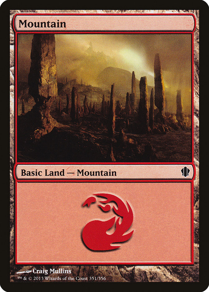 Mountain (351) [Commander 2013] | Total Play