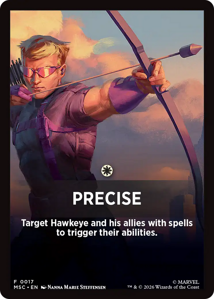 Precise Theme Card [Marvel Super Heroes Commander] | Total Play