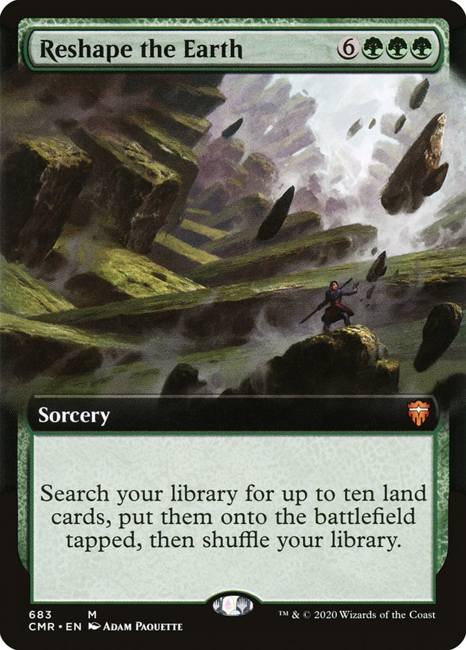 Reshape the Earth (Extended Art) [Commander Legends] | Total Play
