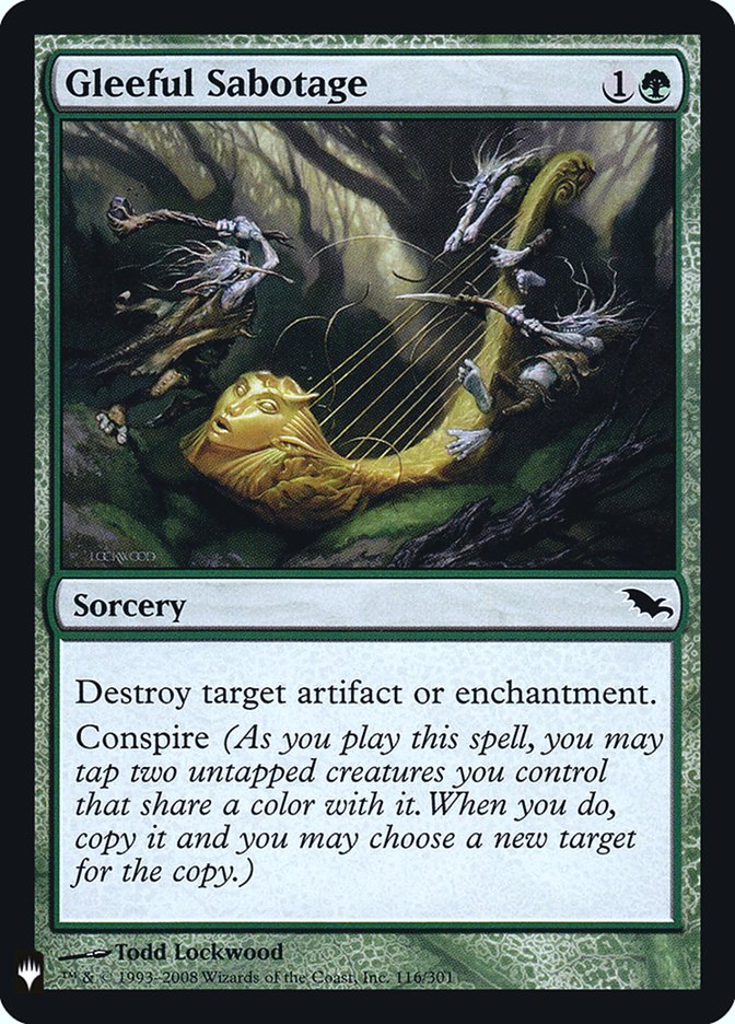 Gleeful Sabotage [Mystery Booster] | Total Play