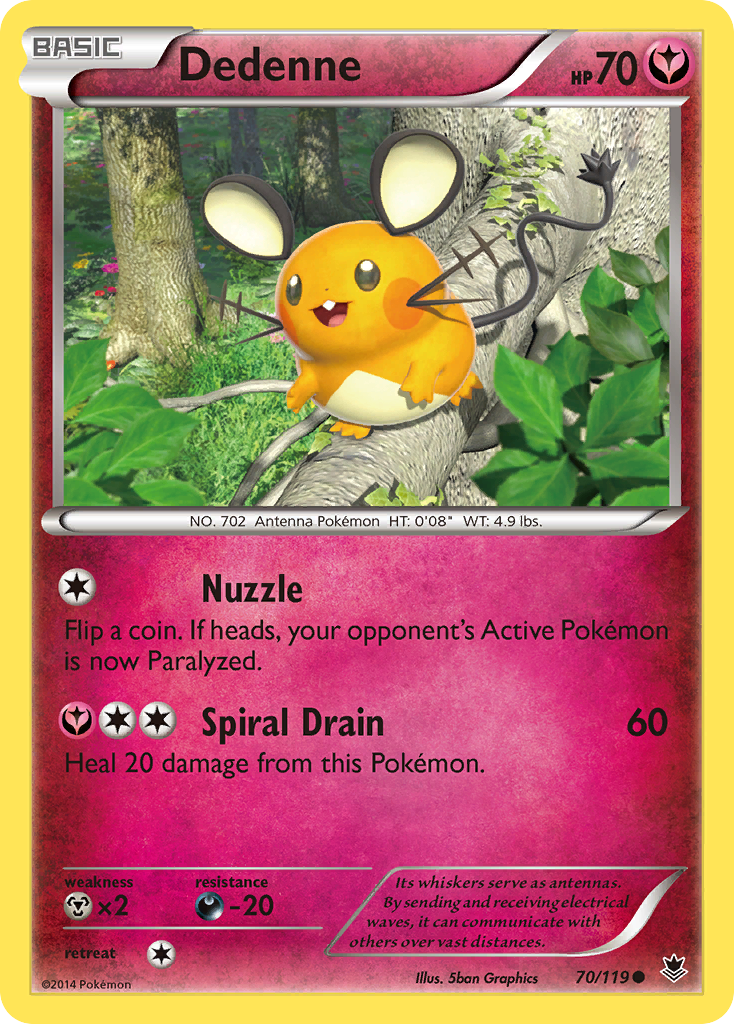 Dedenne (70/119) [XY: Phantom Forces] | Total Play