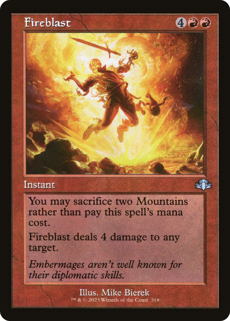 Fireblast (Retro) [Dominaria Remastered] | Total Play