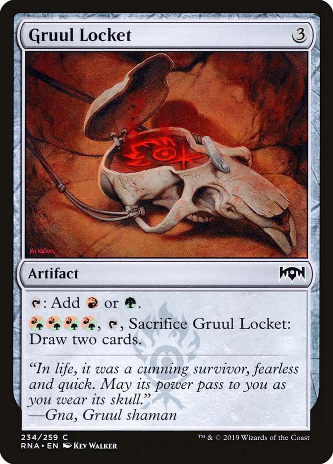 Gruul Locket [Ravnica Allegiance] | Total Play