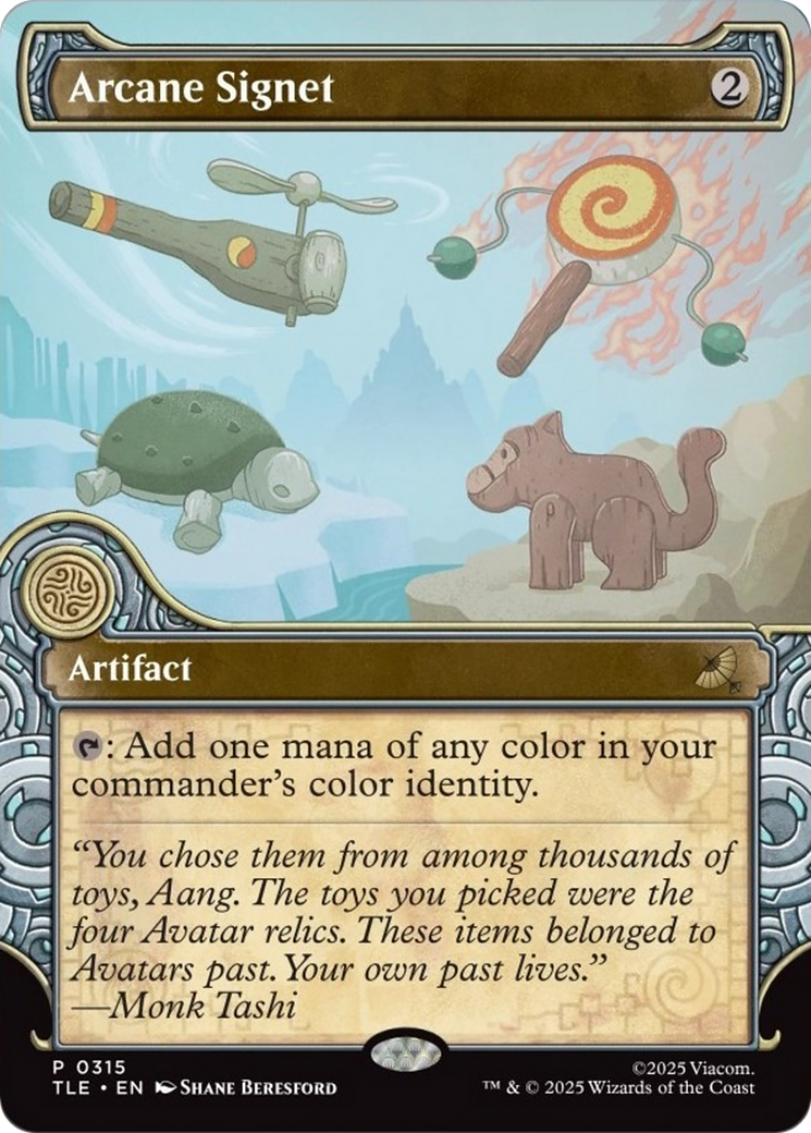 Arcane Signet (Showcase) [Avatar: The Last Airbender: Eternal-Legal] | Total Play