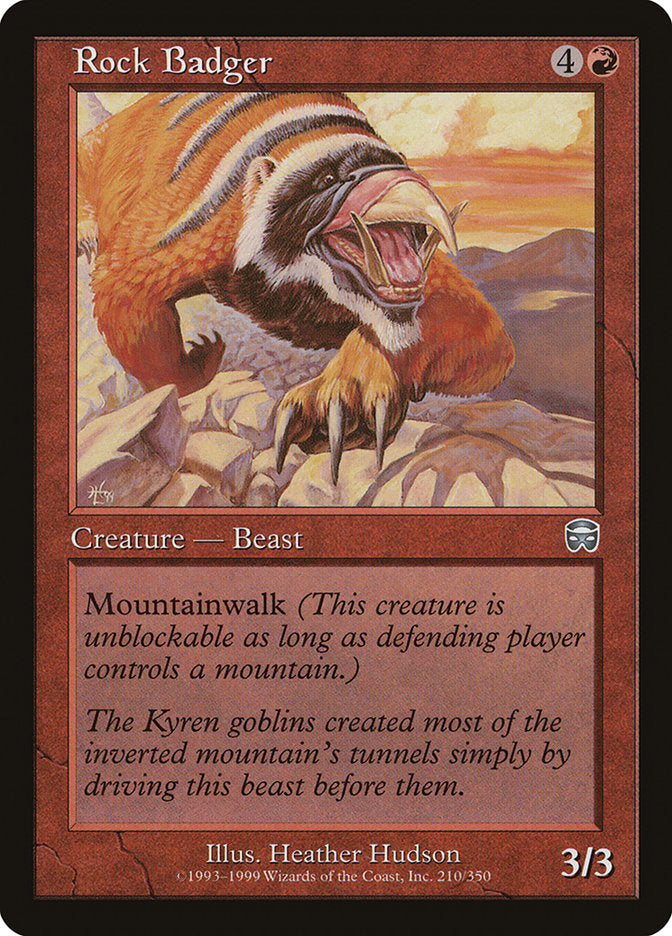 Rock Badger [Mercadian Masques] | Total Play
