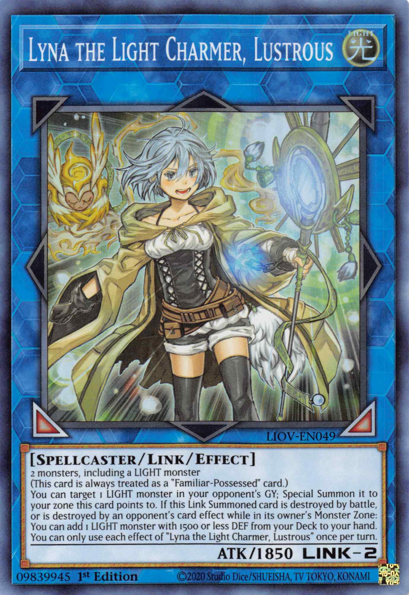 Lyna the Light Charmer, Lustrous [LIOV-EN049] Starlight Rare | Total Play