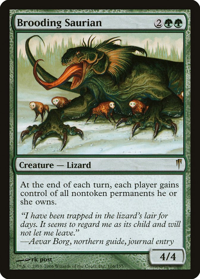 Brooding Saurian [Coldsnap] | Total Play
