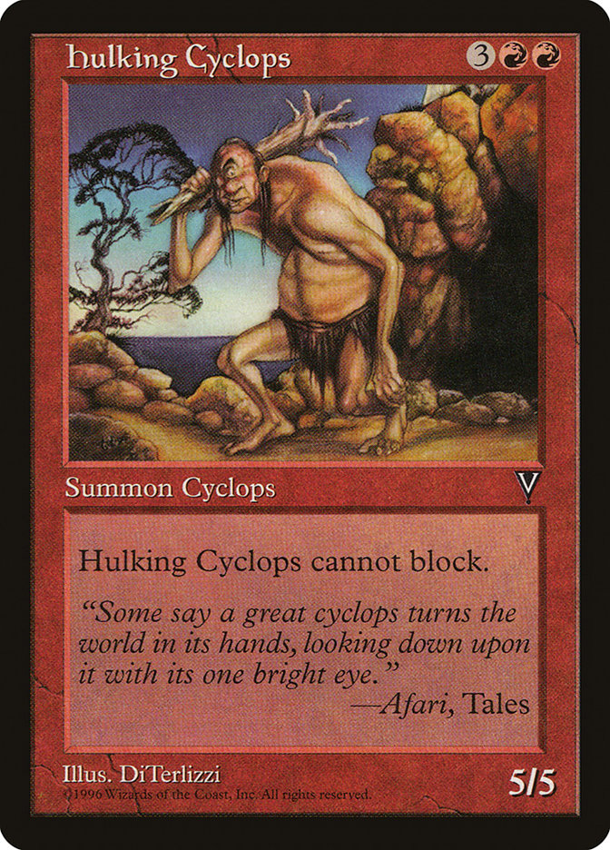 Hulking Cyclops [Visions] | Total Play