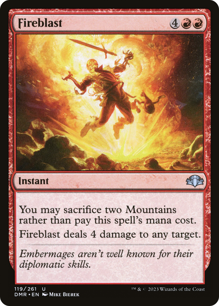 Fireblast [Dominaria Remastered] | Total Play