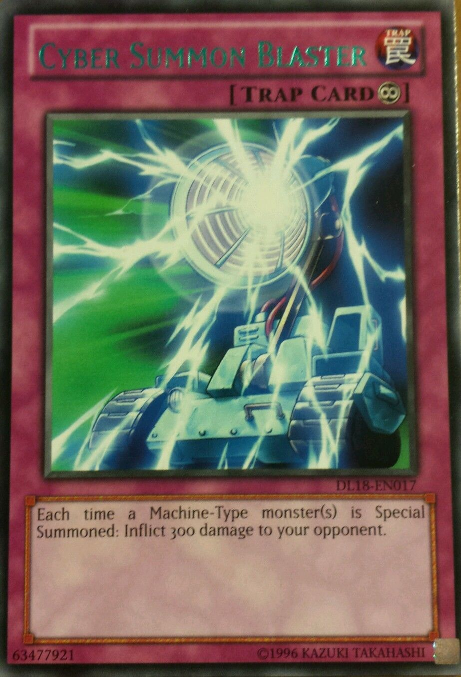 Cyber Summon Blaster (Green) [DL18-EN017] Rare | Total Play