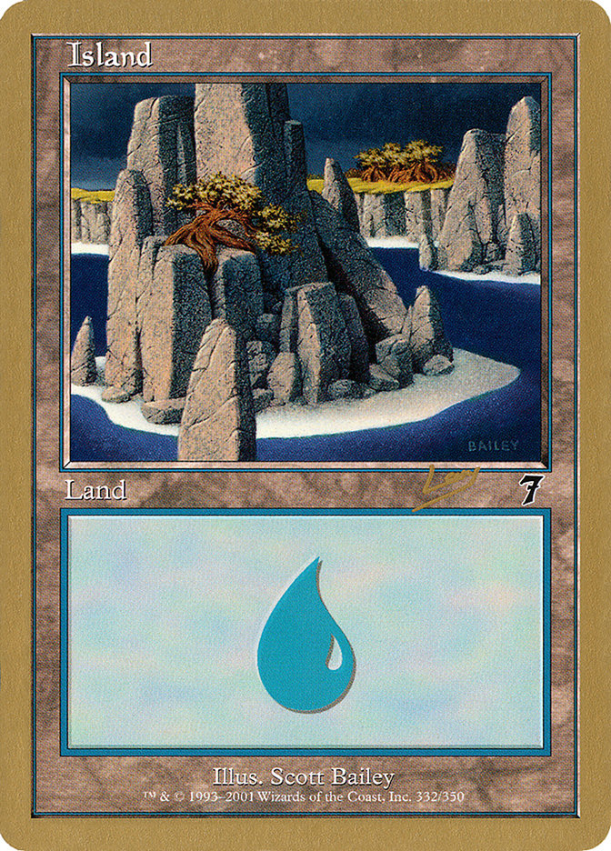 Island (rl332) (Raphael Levy) [World Championship Decks 2002] | Total Play