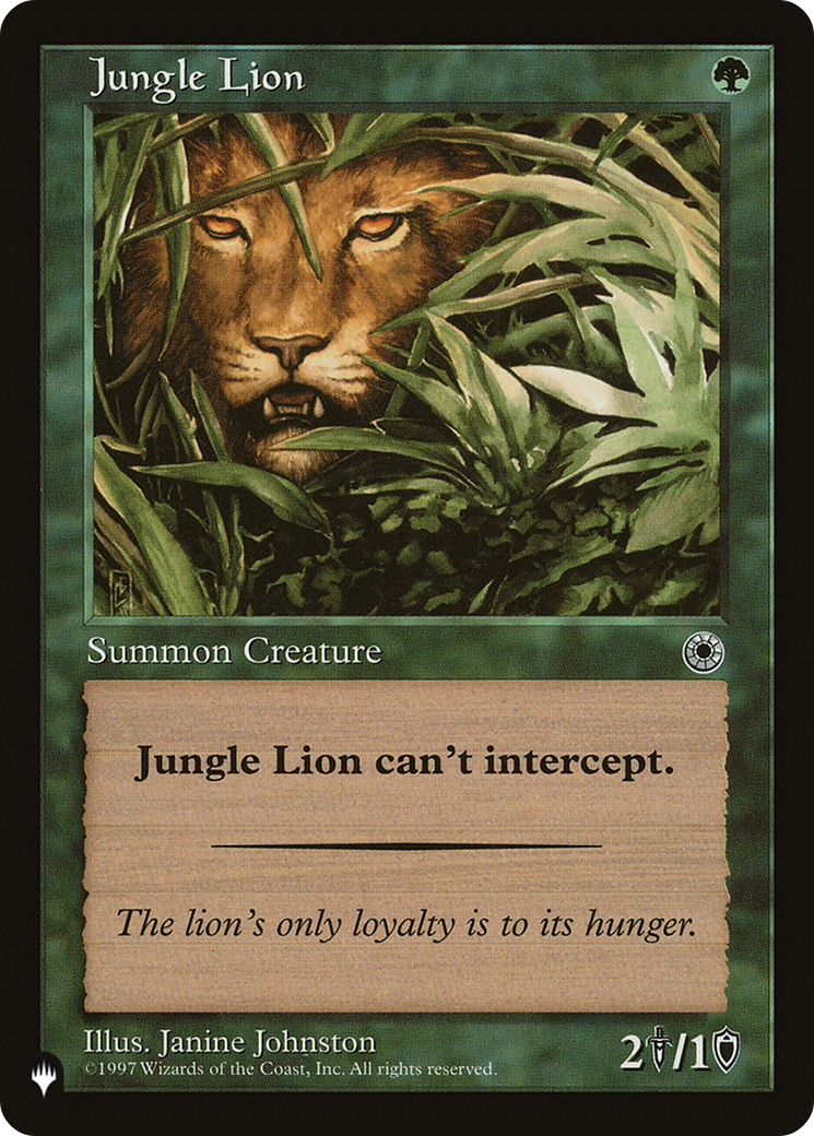 Jungle Lion [The List] | Total Play