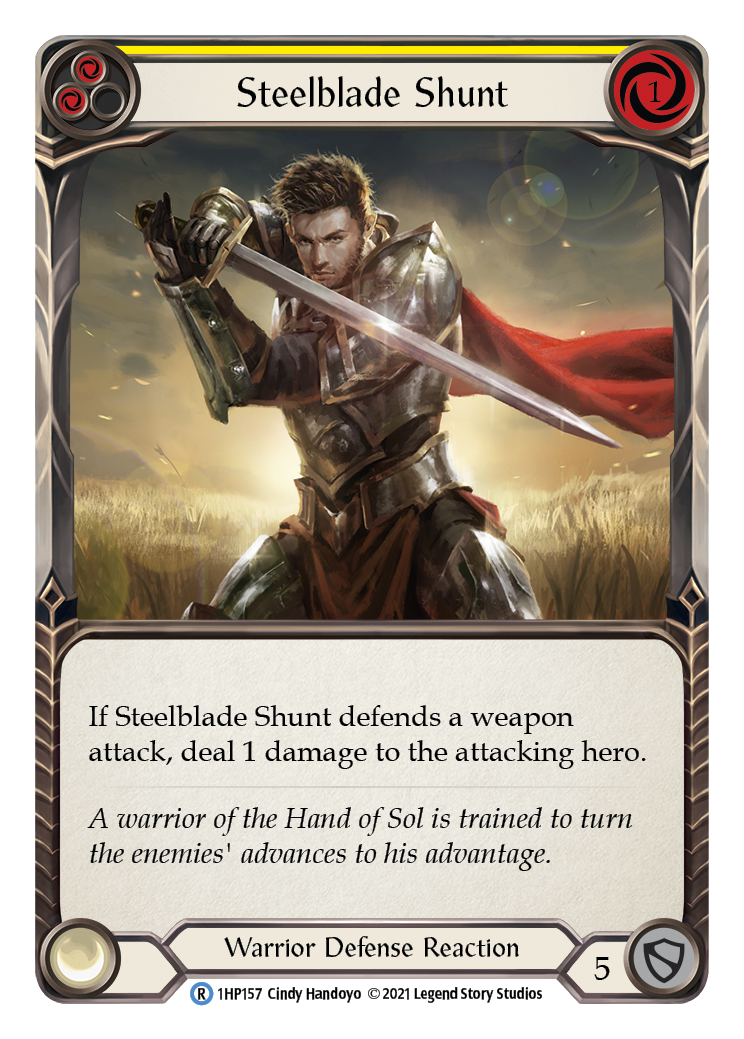 Steelblade Shunt (Yellow) [1HP157] (History Pack 1) | Total Play