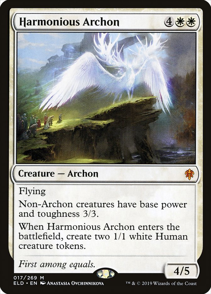 Harmonious Archon [Throne of Eldraine] | Total Play