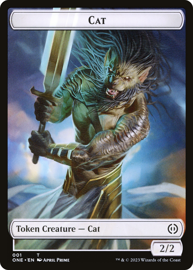 Cat Token [Phyrexia: All Will Be One Tokens] | Total Play