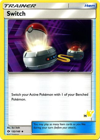Switch (132/149) (Pikachu Stamp #36) [Battle Academy 2020] | Total Play